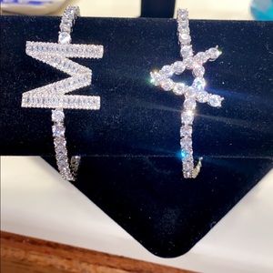 Diamond Letter Bracelet